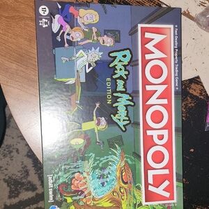 Monopoly Rick And Morty Edition Adult Swim Limited Edition New Unopened